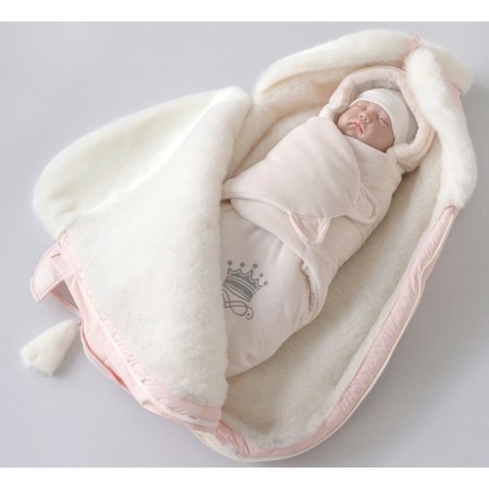 Set for discharge Winter Kinderlitto "Empire-2", 5 items, height 56-62 cm, color pink powder-2