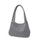 Bag bag claim. Kozh, lightning department, gray color 25x11x21cm