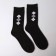Socks male terry, black color, size 25-27