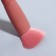 A set of makeup brushes, 5 objects, peach color