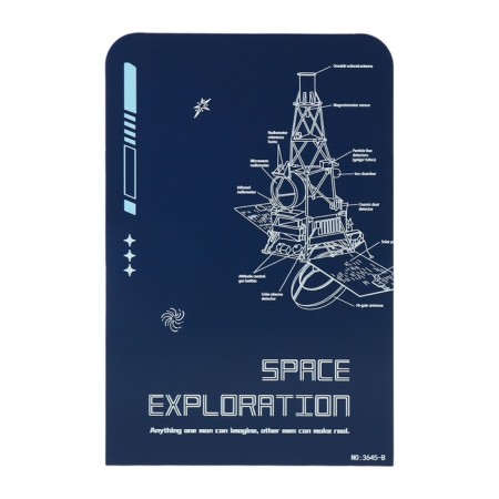 Book stands 2 pieces Space station (blue)-1