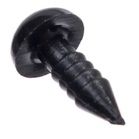 Rifle eyes with plugs, set 40 pcs., Size 1 pc. - 0.8 cm, black color-2