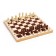 Chess figures, wood, king H-5.5 cm, pawn H-2.8 cm, mix