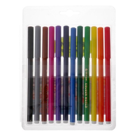 Flomasters 12 colors, Centropen Color World 7550/12 TP, in a blist, line 2.0 mm-1