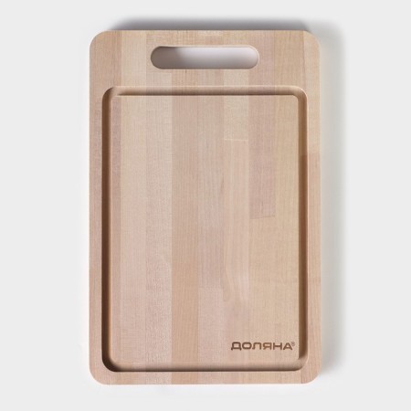 Board cutting shade "Figure handle", 29 × 19 × 1.5 cm, birch-2