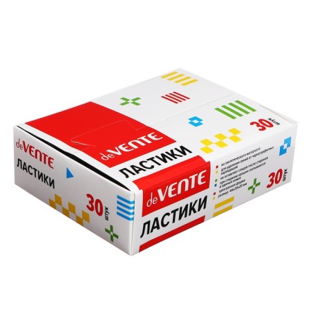 Synthetics Eraser, Devente Black 44 x 20 x 20 mm, three -sided-3
