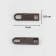 Poller for lightning, metal, 3 × 0.9 cm, 5 pcs, black nickel color
