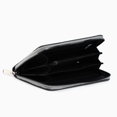 Nazamok wallet, 19x9.5x2 cm, leatherette, gray color-3
