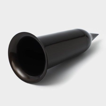 Vase, 650 ml, color black gold-4