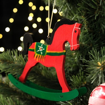 Souvenir "Horse-rocking", with a mane, 13 x 15.5 cm-3