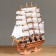 Ship with white sails "Eastern Star", 48x11x45cm