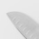 Knife Santoku kitchen Magistro Ardone, blade 17.5 cm, silver color