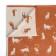 Tainted towel, size 50x90 cm, mustard color