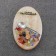 Magnet "Spoon of Zagrebushka", Selenite, Metal, Minerals, 5.1 x 3.5 cm