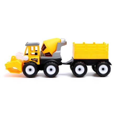 The inertial “Builder” machine, with a trailer-1