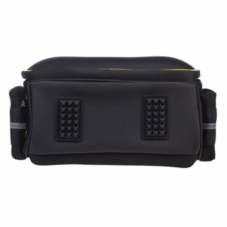 Frame backpack 38 x 29 x 17 cm, Hatber Ergonomic Light "Soft and Fluffy" black/yellow nrk_85002-6