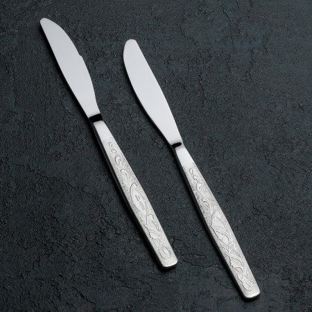 Control knife "Uralochka", h = 19.5 cm, thickness 2 mm, silver color
