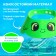 Chin for children "frog", protective, for bathing, green color