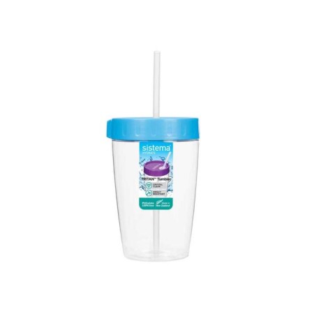 A glass with a tube, 525 ml, mix-1
