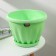 Pot for flowers with the Podon "Noble", 6.7 l, d = 27 cm, green color