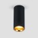 Ceiling accent light (SPOT) ELEKTROSTANDARD, DLR030 LED 12 W, 55x555x120 mm, IP20, black matte/gold color