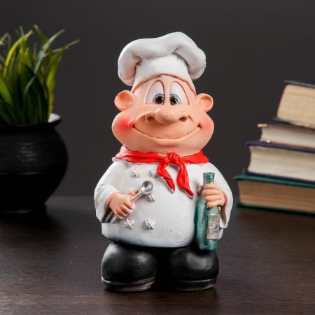 Piggy bank "cook" 11x10x20cm
