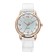 Women's watch, D-3.4 cm, white strap
