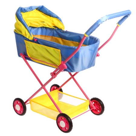 Stroller Puppet No. 4, blue-yellow color-6