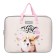 Folder with A4+handles, 360 x 290 x 70 mm, textile, Erichkrause Corgi Puppy 60235