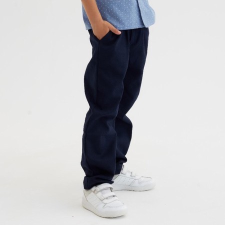 Pants for the boy Minaku: Casual Collection Kids dark blue color, height 110-2