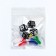 Set for board games "Game time", 5 chips 2.5 x 1.2, 2 cubes 1 x 1 cm