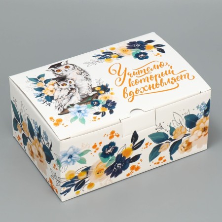 Box Gift team, packaging, “the teacher who inspires”, 22 x 15 x 10 cm-1