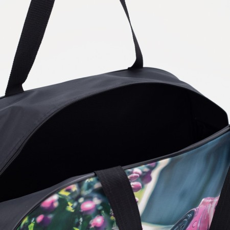 Road bag with lightning, black color-2