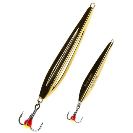 Loof Vertical Winter Lucky John Fin Blade with a chain and a tee, 4 cm, g blister