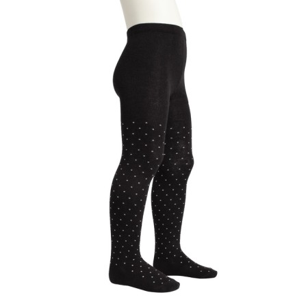 Колготки детские OMSA kids Collant 12Р31-2 горох Nero, размер 116-122-3