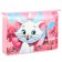 Folder d/notebooks A4 zipper on top plastic PM-A4-29, kitty Marie