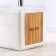 Worsh for the toilet with a stand "Style", 400 ml, 12 × 10 × 36 cm, white color