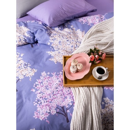 Bed linen 1.5 joint venture "Spring trees", size 145x215 cm, 145x215 cm, 70x70 cm - 2 pcs-6