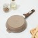 Granite Brown pan, d = 18 cm, plastic handle, anti -stick coating, brown color