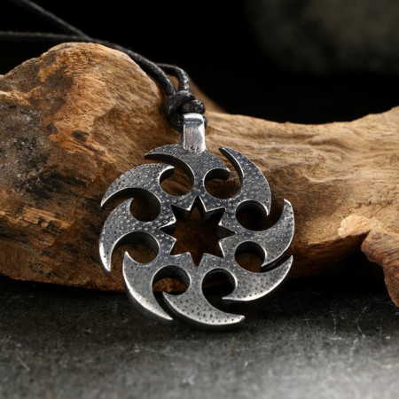 Amulet-cords, Totem "Shuriken" No. 27, Metal-2