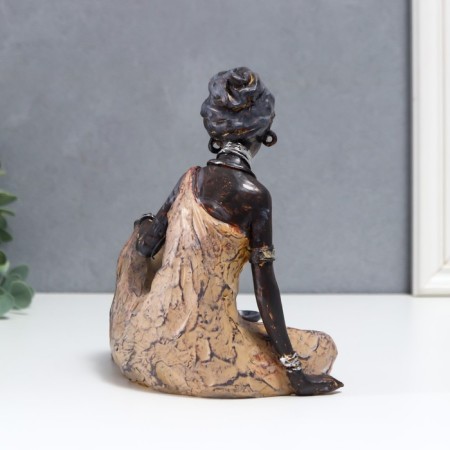 Souvenir Polystone "Mom with a child. Africa" ​​19x18 cm-4
