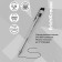 Ballic handle Erich Krause Ultra-20, node-bela 0.7 mm, black ink, letter line 2000 meters