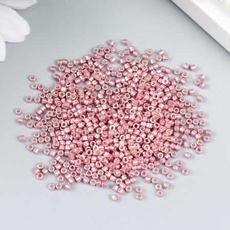 Glass beads 11/0 "cylinder. Pink gold" 10 g-1