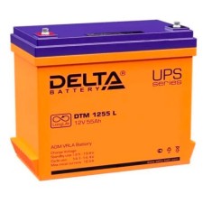 Battery for IBP Delta DTM 1255 L, 12 V, 55 Ah