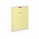 Notebook of 12 sheets in the Erichkrause Class "Classic", with a Linovka, yellow