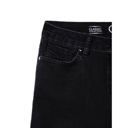 Women's jeans modeling with the effect of the gradient CONTE ELEGANT, size M, Black color-6