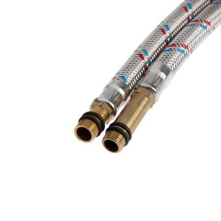Zein mixer eyeliner, 1/2 nut, M10 fitting, 30 cm, installation key, set 2 pcs-3