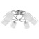 Chandelier 6591177/6 E27 40W chrome 72x72x24 cm Bayerlux