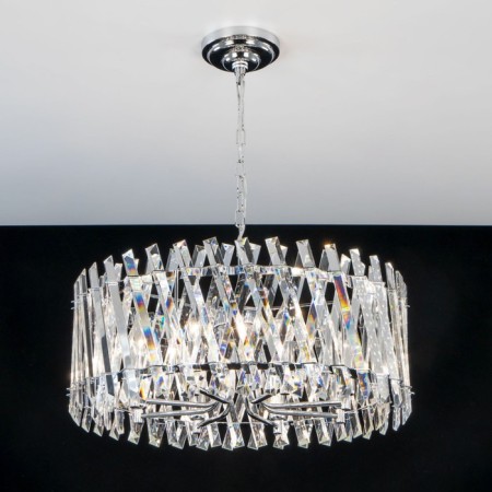 Suspendor Lamp Citilux "Ingvar" CL334281, 60x60x45 cm, 8x60W, E14, Gray Color-18