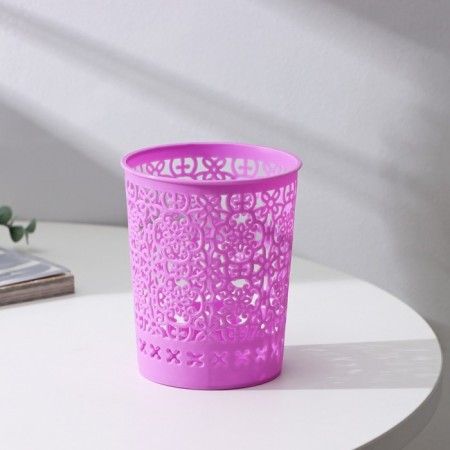 Arabesque storage basket, plastic, 10 × 10 × 12 cm, color mix